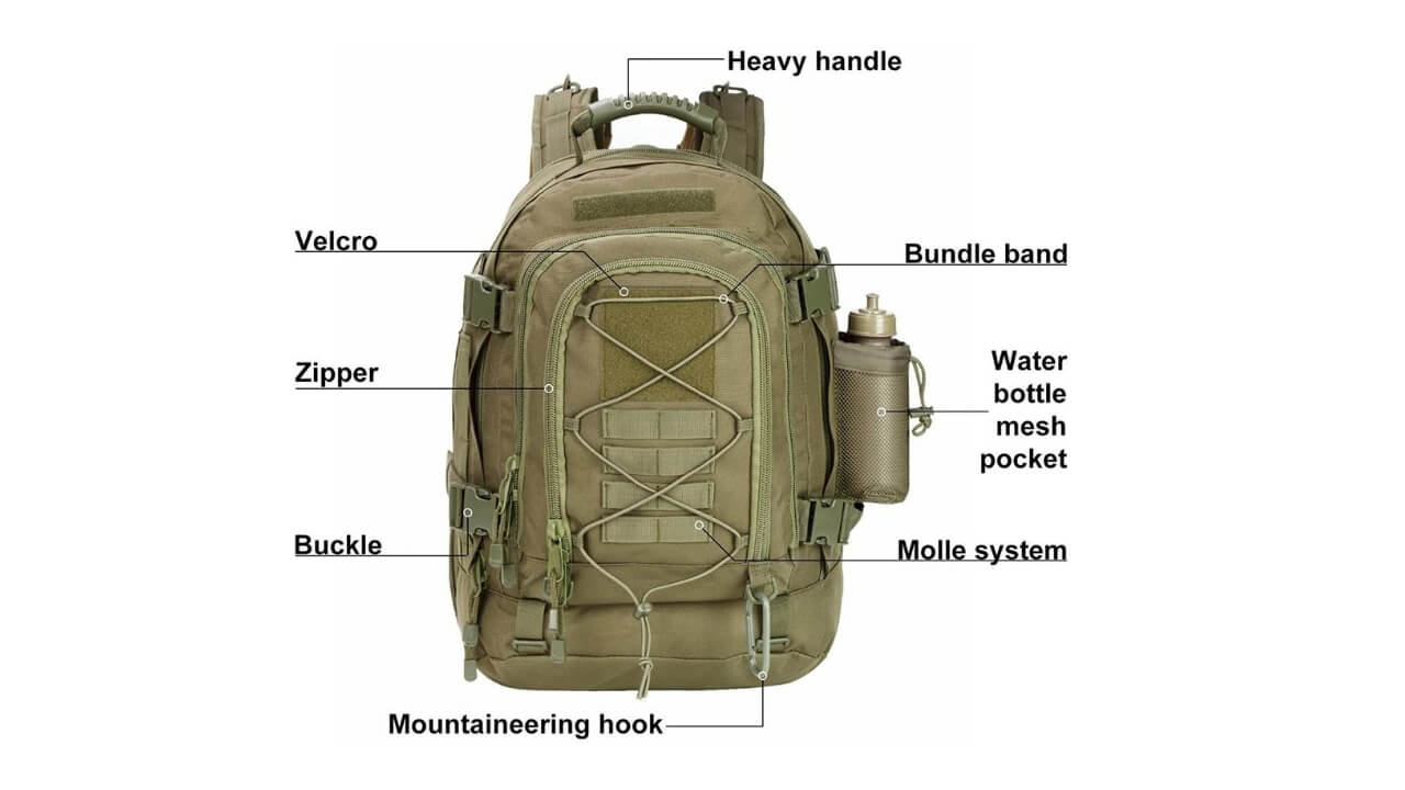 Outdoor Tactical Backpack Under 50$
