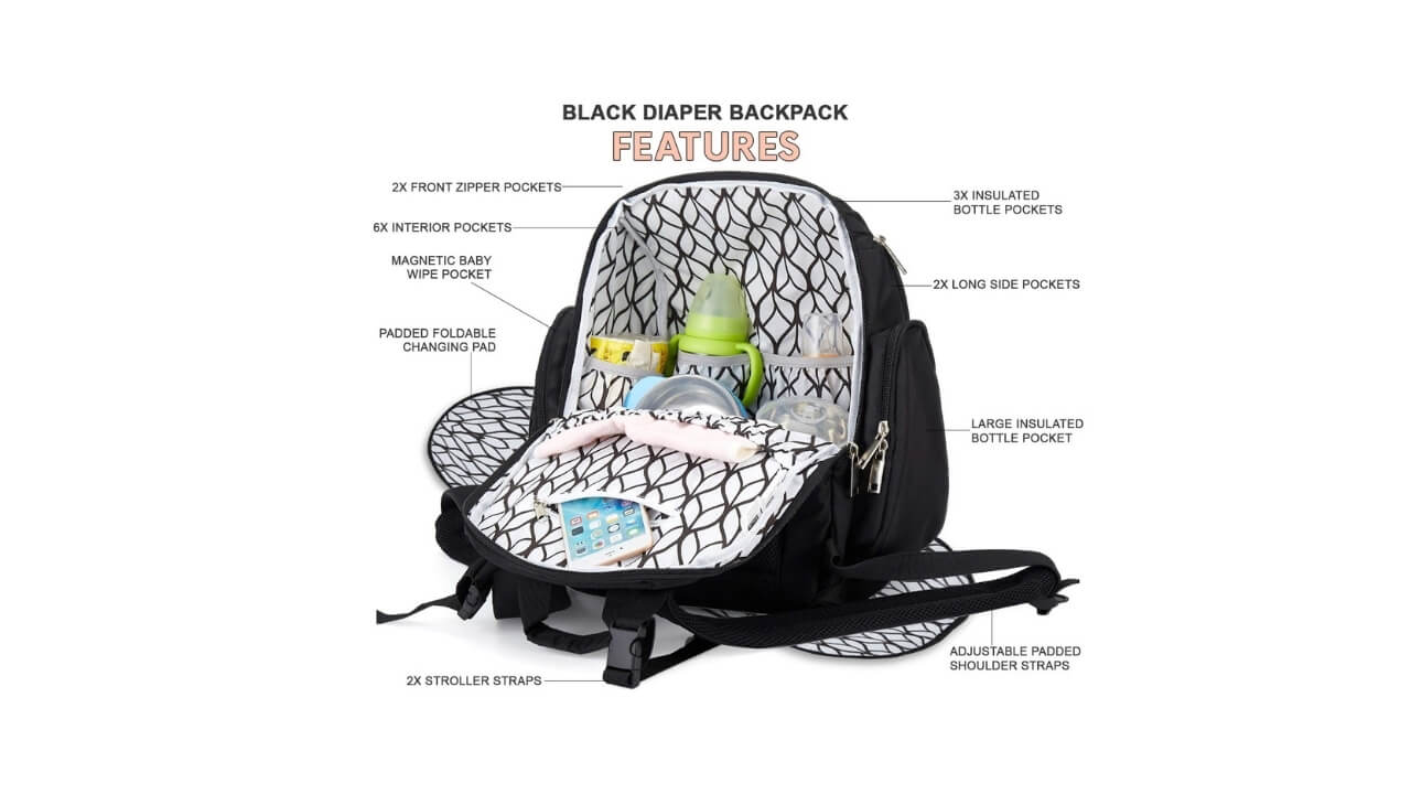 Blissly Diaper Bag For Twins